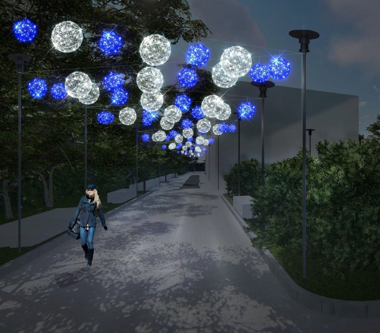 заказ светодиодных шаров