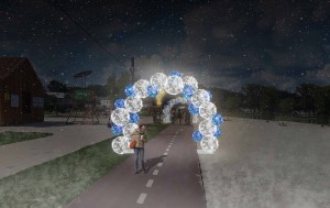 светодиодные декоративные шары 