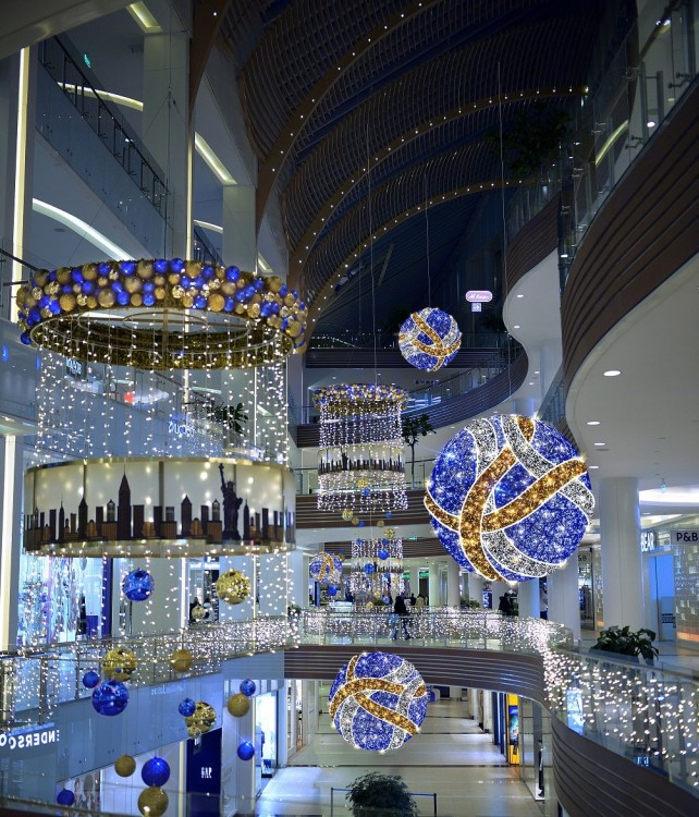 шар светодиодный новогодний "Blue 2000mm", 24B