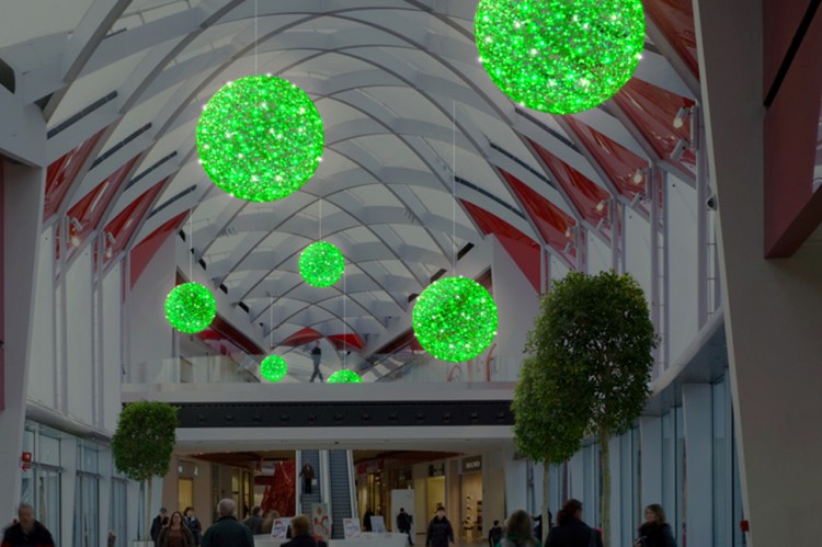 светящиеся шары на новый год