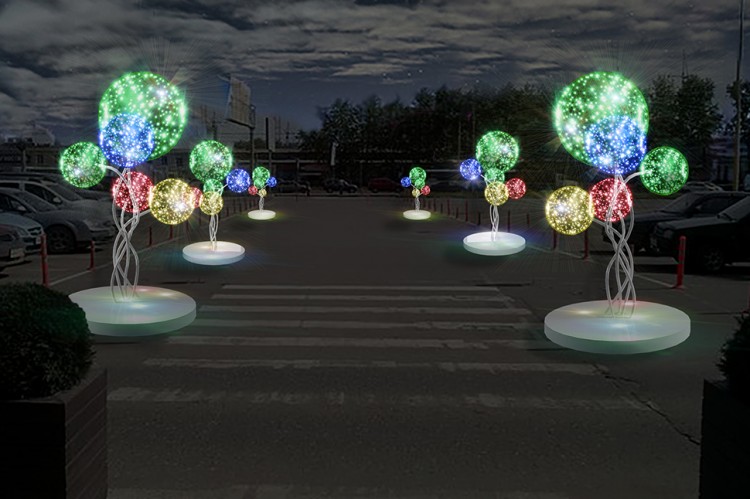 шар круглый светящийся