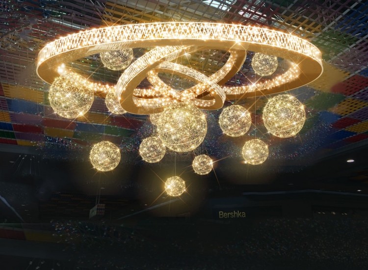 каркасная светодиодная фигура "Gold 720mm", 220B