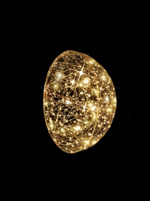 Световая плетеная полусфера  