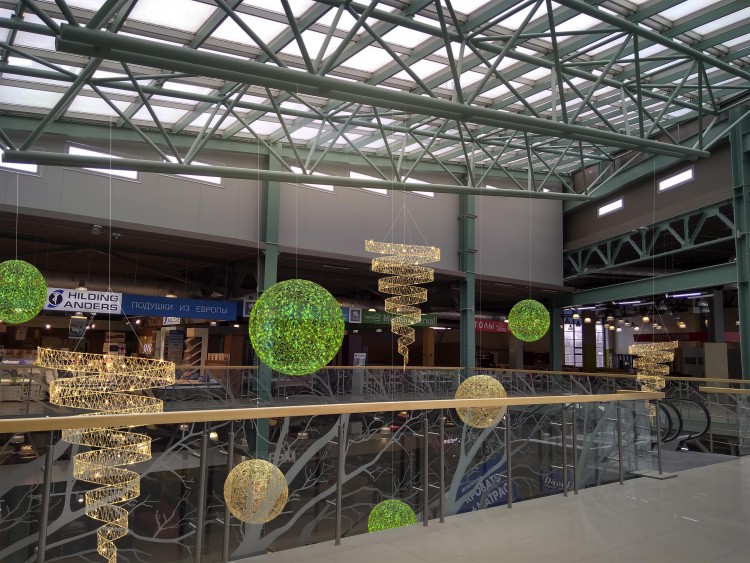 каркасная светодиодная фигура