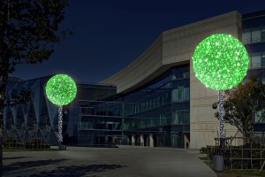 купить светящиеся новогодние шары цветные