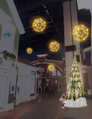 каркасная светодиодная фигура 