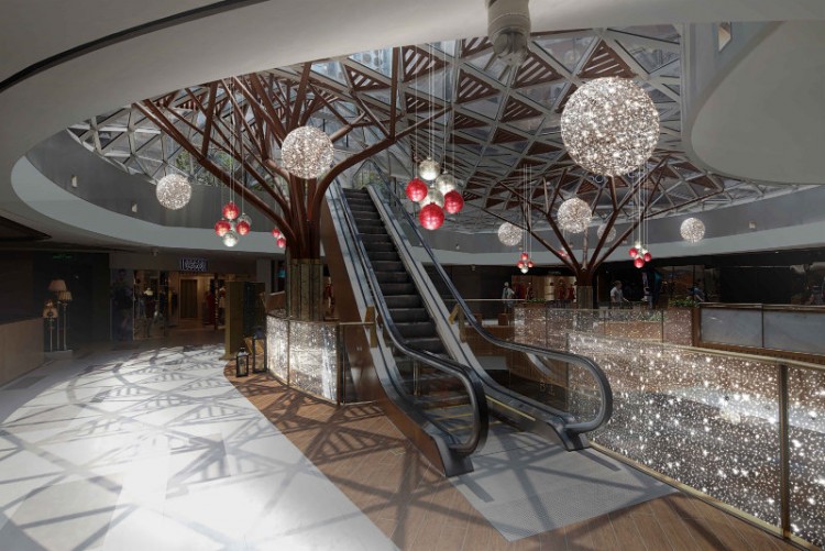 елочные шары красного цвета "Red shine 300 mm", 4 шт.