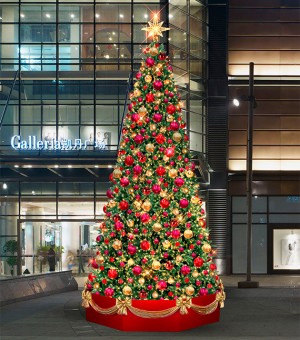 елочные игрушки красные шары 