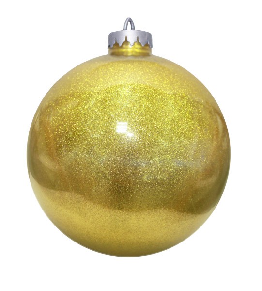 елочные шары золото "Golden glitter 300 mm", 4 шт.