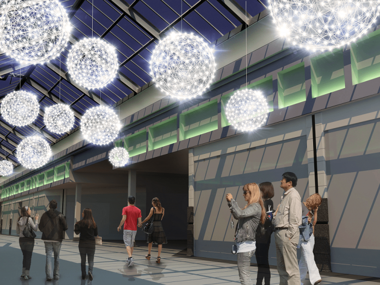 шары под потолок светящиеся