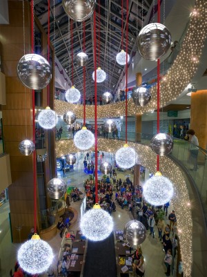 шары для украшения тц светодиодные