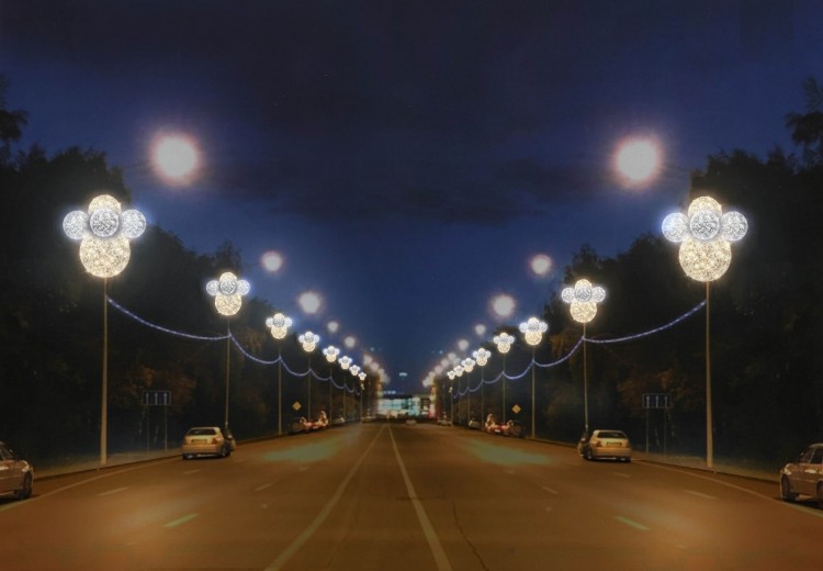 шары из светодиодного дюралайта