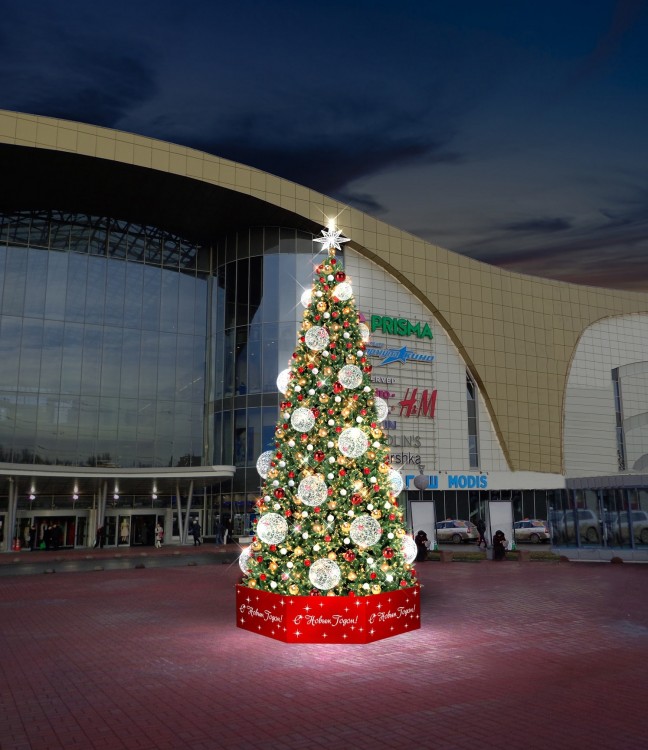 полусферы на елку