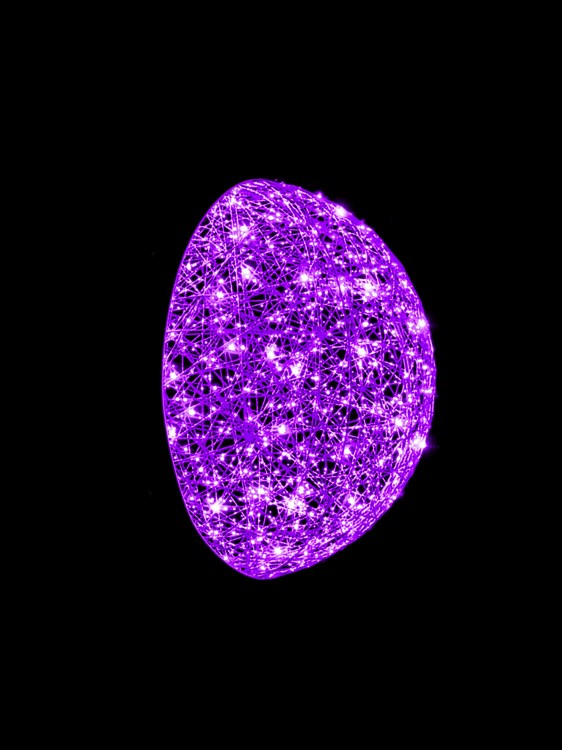 Светодиодная каркасная полусфера "Violet 450mm", 24B